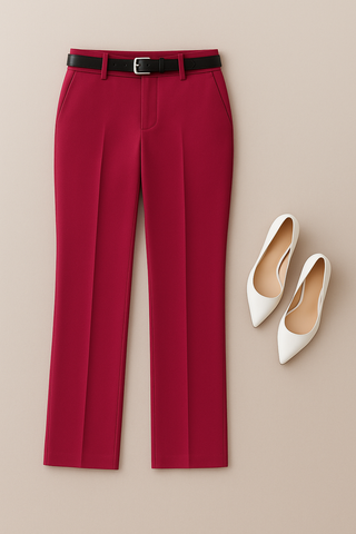 Women’s High-Waisted Pencil Pants – Korean Office Style