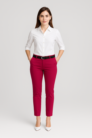 Women’s High-Waisted Pencil Pants – Korean Office Style
