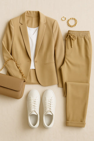 Women’s Two-Piece Blazer Set – Elegant, Comfortable & Polished