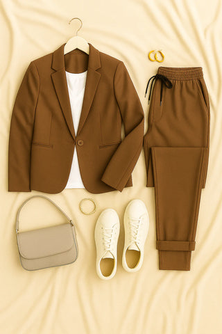 Women’s Two-Piece Blazer Set – Elegant, Comfortable & Polished