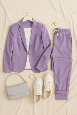 Women’s Two-Piece Blazer Set – Elegant, Comfortable & Polished