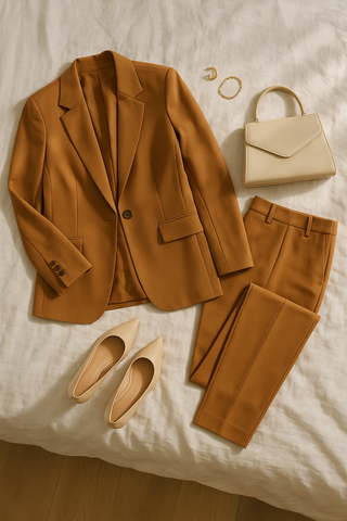 Women’s Business Set – Slim-Fit Blazer & Pants for Professional Style