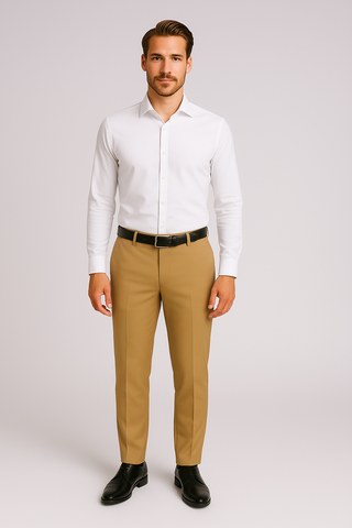 Men’s Tailored Stretch Pants – Smart-Casual & Comfortable