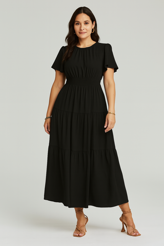 Women’s Vintage-Inspired Long Dress – Light, Elegant & Flowy