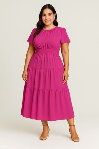 Women’s Vintage-Inspired Long Dress – Light, Elegant & Flowy