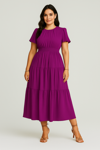 Women’s Vintage-Inspired Long Dress – Light, Elegant & Flowy