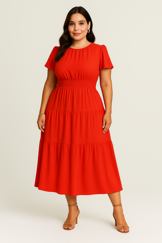 Women’s Vintage-Inspired Long Dress – Light, Elegant & Flowy