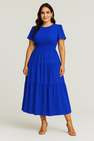 Women’s Vintage-Inspired Long Dress – Light, Elegant & Flowy