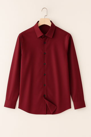 Men’s Casual Button-Up Shirt – Relaxed Fit & Breathable Design