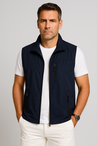 Men’s Lightweight Windproof Outdoor Vest – Breathable & Easy to Layer