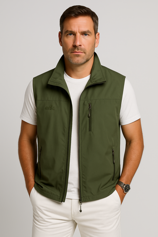 Men’s Lightweight Windproof Outdoor Vest – Breathable & Easy to Layer