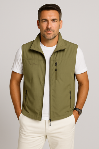 Men’s Lightweight Windproof Outdoor Vest – Breathable & Easy to Layer