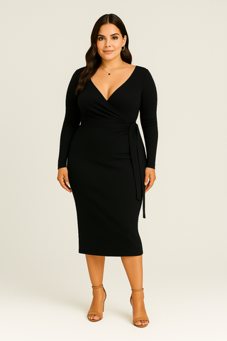 Women’s Pleated Maxi Dress – Elegant Fit for Autumn & Winter