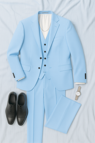 Men’s 3-Piece Suit – Tailored Formalwear for Events & Office