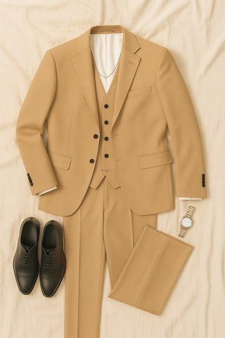 Men’s 3-Piece Suit – Tailored Formalwear for Events & Office