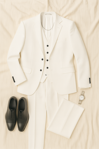 Men’s 3-Piece Suit – Tailored Formalwear for Events & Office