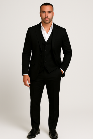 Men’s 3-Piece Suit – Tailored Formalwear for Events & Office
