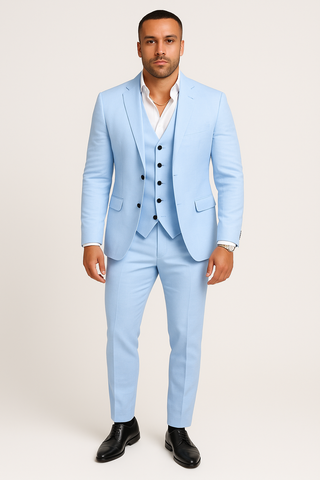 Men’s 3-Piece Suit – Tailored Formalwear for Events & Office