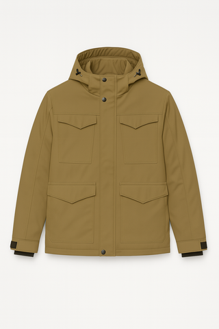 Men’s Military Parka Jacket – Windproof & Thermal for Winter Weather