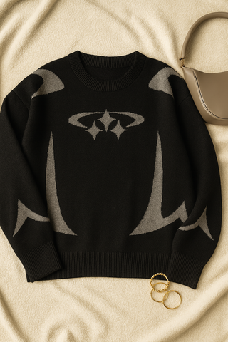 Women's Sweaters – Y2K Print, Loose & Retro