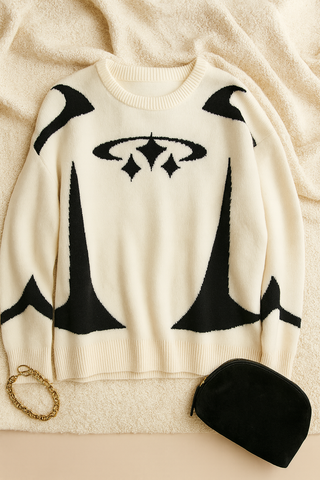 Women's Sweaters – Y2K Print, Loose & Retro