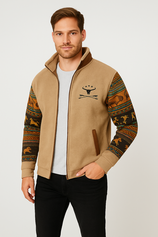 Men's jacket – Retro outdoor style, warm & versatile