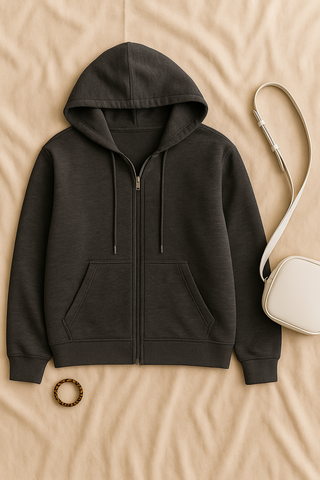 Women’s Zip-Up Hoodie – Sporty, Warm & Relaxed Fleece Style