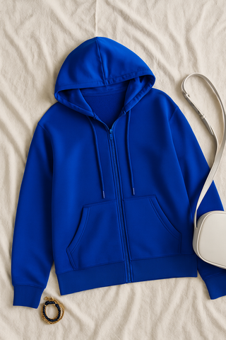 Women’s Zip-Up Hoodie – Sporty, Warm & Relaxed Fleece Style