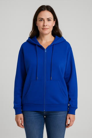 Women’s Zip-Up Hoodie – Sporty, Warm & Relaxed Fleece Style
